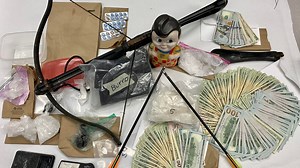 Crossbow seized during recent Ventura County drug arrests