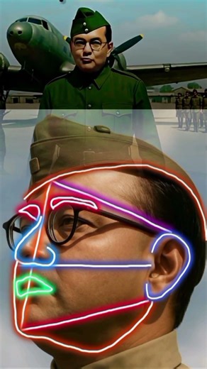 How to draw Netaji Subhash chandra bose