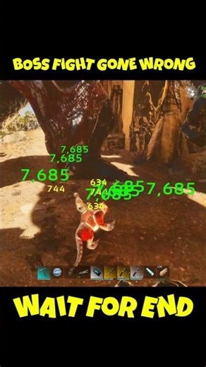 My Thylacoleo Destroy This Boss 🔥 ARK Primal Chaos & Nemesis 🔥 #ark #viralshorts #arksurvival