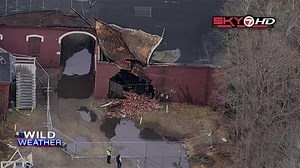 Emergency crews respond to partial building collapse in Whitman