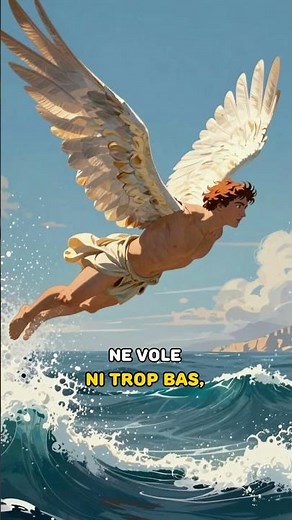 Icare n’est pas tombé du soleil #Histoire #Antiquité #Shorts