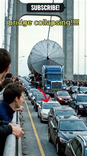 seconds before the bridge collapsed #disaster #viral #viralvideo #viralshorts