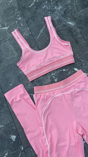 Stylish Pink Alo Sets for Winter Outfits