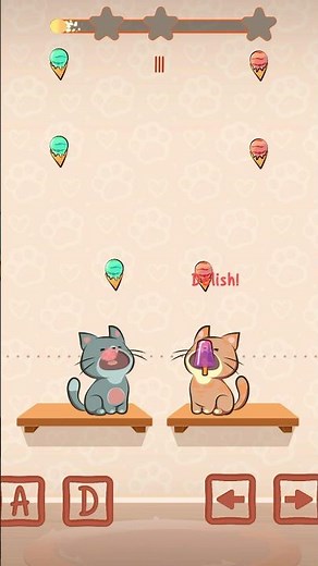 Two cats singing - Cat music games #duetcats