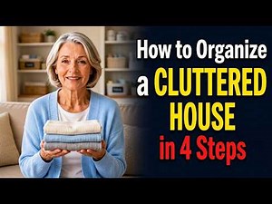 How to Organize a Cluttered House in 4 Steps
