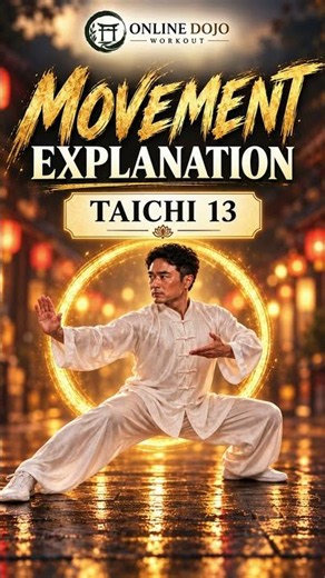 Weight Shift & Knee Lift | Tai Chi 13 Movement Explanation #homeworkout #onlinedojoworkout #taichi