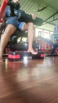 Seated tibialis raises(leg extension machine setup with a stepper)