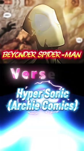 Beyonder spider-man vs. Hyper Sonic (Archie Comics)