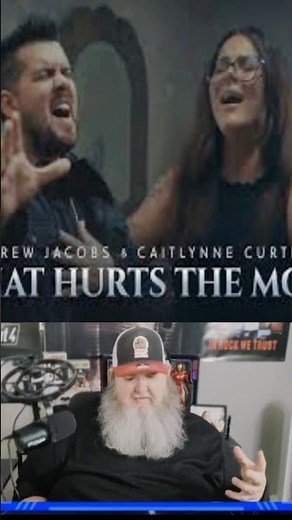 What Hurts The Most - DREW JACOBS ft. CAITLYNNE CURTIS (Rascal Flatts Cover) | Reaction #shorts