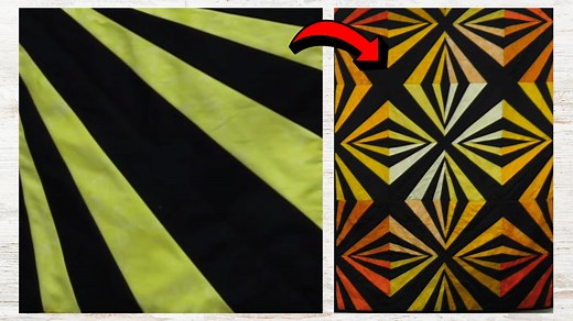 How to Make a Burst Quilt Block