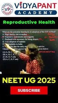 Reproductive health PYQs 🔥 | Score Booster