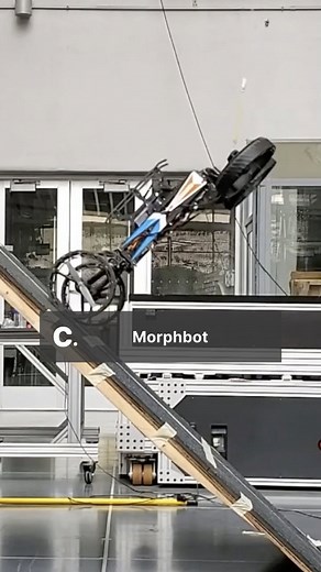 Circuit on Instagram: "This nature inspired aerial robot can morph to navigate complex terrain 💡 Developed at Northeastern University, the Multi-Modal Mobility Morphobot, or M4 in short, can fly, roll, crawl, crouch, and balance. M4 can traverse steep slopes of up to 45 deg. and rough terrains with large obstacles when in balancing mode. The aerial robot possesses onboard computers and sensors and can autonomously change modes to negotiate an unstructured environment. #drones #robotics #autonom