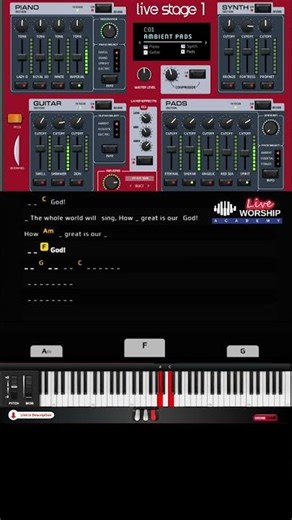 How Great is Our God Piano Tutorial Shorts End #shorts