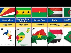 African Countries Size Comparison 2025 | African Countries Ranking By Land Area | Latest Update