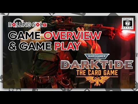 Warhammer 40,000: Darktide - The Card Game | Solo Playthrough | Game Overview & Gameplay