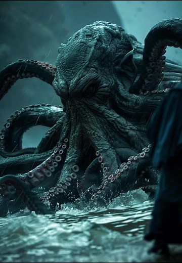 “Cthulhu Rising” #cursed #cthulhu #cthulhumythos #monster #monsters #creature #creatures #horror #fantasy #lovecraftian #eldritchhorror #thursday #ocean #sea #sealife