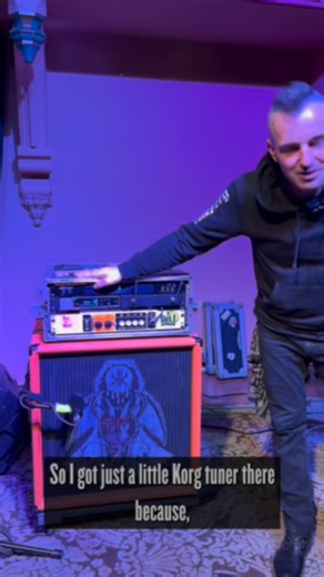 Reverend Guitars on Instagram: "We also had to see what Vic from the Koffin Kats is touring with, because it’s fascinating. #reverendguitars #koffinkats #touringbands"