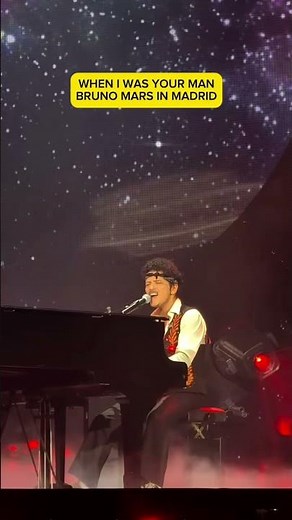 When I Was Your Man Bruno Mars in Madrid #brunomars #livemusic #music
