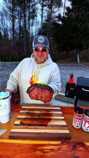 Strip Roast cooked to perfection by @Bentley.BBQ | Primo Ceramic Grills
