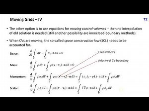 26. Discretization methods for moving grids