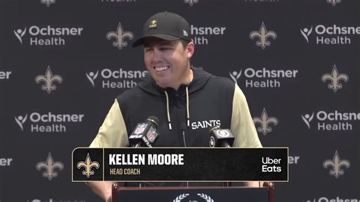 Kellen Moore recaps win vs. Carolina | Saints-Panthers Postgame
