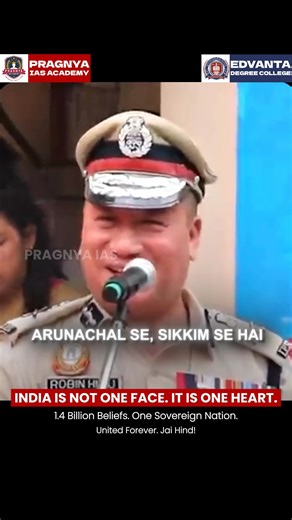 Pragnya IAS Academy on Instagram: ""If you judge by looks, you miss the soul of India." 🇮🇳💔 In light of recent events, let this be a reminder: India is not defined by one face, one colour, or one region. From the snows of Kashmir to the hills of the North East, we are ONE. To those who question identity based on appearance—look at our heroes in uniform. Diversity is not our weakness; it is our superpower. Jai Hind. 🫡👇 #unityindiversity #stopracism #northeastindia #ɪɴᴅɪᴀɴᴀʀᴍʏ #oneindia #repu