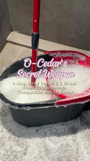 O-cedar mop owners, did you know this before?😳🧼#ocedar #mophead #scrub #cleantok #SummerVibes
