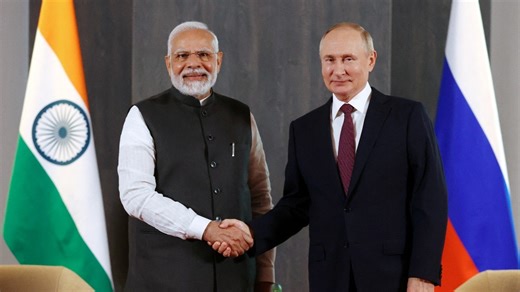 PM Modi speaks to Russia's Putin, discusses roadmap of strategic partnership