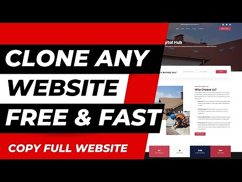 How To Clone Any Website For Free | Clone Full Website