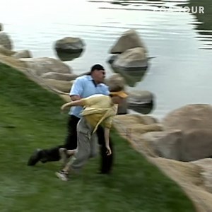 143M views · 563K reactions | When Bill Goldberg THREW A FAN into the water at The American Express  #Golf | #Wrestling | #WWE | #Sports | #Funny | FanDuel | Facebook