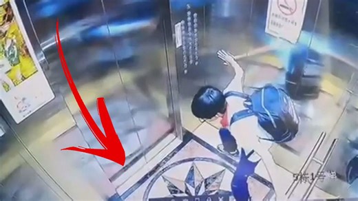 Schoolboy gets terrifying shock when elevator plummets six floors