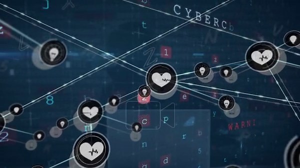 Animation of connected icons on symbols, letter, texts and numbers over hacker using computer. Digital composite, multiple exposure, security, password, crime and technology concept Stock Video Footage - Alamy
