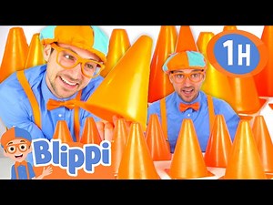 Blippi Plays with Crazy Construction Cones! | BEST OF BLIPPI TOYS | Educational Videos for Kids - Videos For Kids