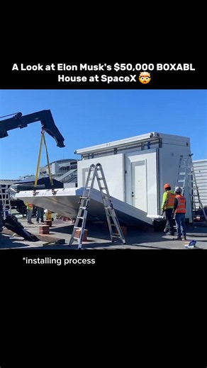 A Look at Elon Musk's $50,000 BOXABL House at SpaceX 🤯