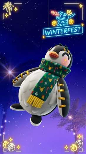 Fortnite on Instagram: "‘Tis the season of giving…⁣ ⁣ We’re starting off strong by unwrapping the Festive Gwinny Backbling 🎁"