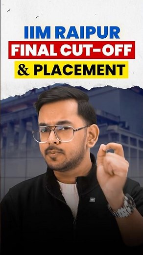 IIM Raipur – 1 Minute Review🔥 | IIM MBA Cutoff, Fees & Placements 2026 #iim