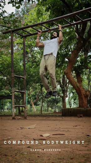 Pullups + knee raise + knee extension - Compound workout #bodyweightworkout #pullups #calisthenics