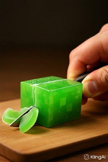 Can You Slice a Minecraft Slime Block? 🟩