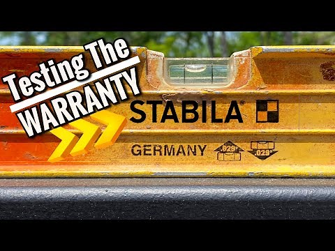 Testing the STABILA WARRANTY! Part 1
