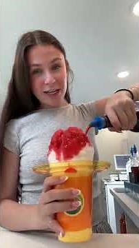 Hawaiian Snow Cone Making 🍧 | Satisfying Shaved Ice & Syrup Pouring ASMR#SnowCone #ShavedIce