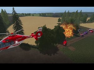 Ls17 Feuerwehr Mähdrescherbrand