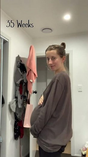 Watch my belly grow to 40 weeks pregnant 💕