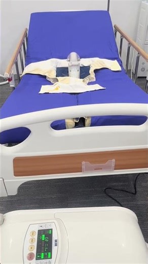 Medical Bed with an Automatic Cleaning Toilet for Bedridden Patients #patientcare