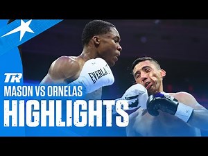 Abdullah Mason Delivers All The Smoke vs Carlos Ornelas | FIGHT HIGHLIGHTS
