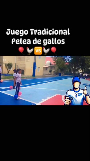 Juego Tradicional Pelea de gallos 🎈🐓🆚🐓🎈. #EducaciónFísicaDeCalidad #educaciónfísica #diciplina #educacionprimaria #JuegosColectivos #JuegosTradicionales #juegosdeagilidad | El Prof. de Educacion Fisica - “El Profe Geo”