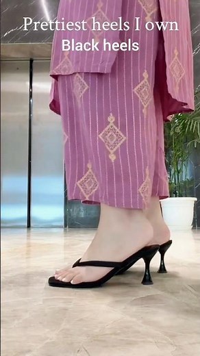 Prettiest Black Heels I Own 🖤👠 | Black Heels Inspiration #Shorts#highheels#convertibleheels