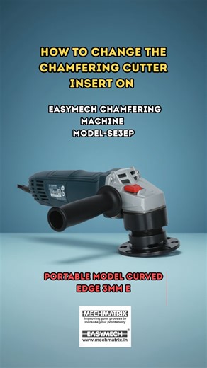 MechmatrixNashik on Instagram: "3mm Chamfering Machine Easymech by Mechmatrix. SOP demo video for changing Chamfer Insert & Bearing . Curved + Straight Edges chamfering . SE3EP #mechmatrix #easymech #devjeetmandal #chamfering #chamferingmachine chamfer"