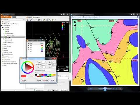 Drillhole Colourmaps