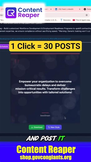 The Easiest Way to Create Government Contracting Content