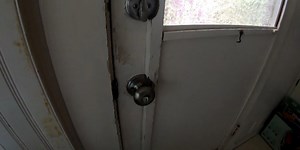 Woman wakes up to strange man in bedroom; then he starts taking off his clothes